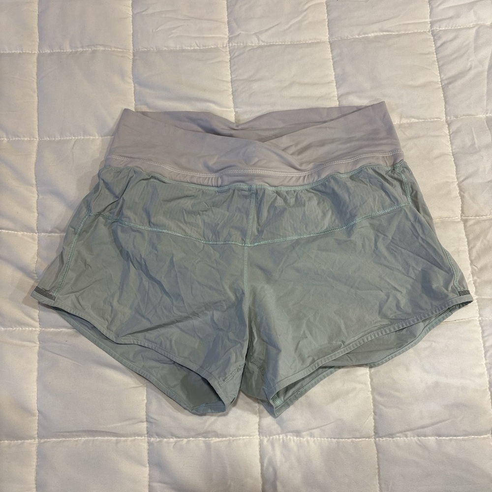 Lululemon Athletica Light Gray Athletic Shorts